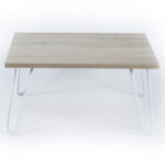 ΤΡΑΠΕΖΙ ΣΑΛΟΝΙΟΥ DIANE HM9180.01 SONAMA ΛΕΥΚΟ 60x60x29Y εκ. - Image 4