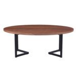 ΤΡΑΠΕΖΙ ΣΑΛΟΝΙΟΥ HM9468.02 MDF ME ΚΑΠΛΑΜΑ ΑΠΟ ΞΥΛΟ ΦΡΑΞΟΥ 120x60x45,5Yεκ. - Image 3