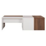 ΤΡΑΠΕΖΙ ΣΑΛΟΝΙΟΥ KARSYN ΚΑΡΥΔΙ-ΛΕΥΚΟ HM9158 120x60x35 εκ. - Image 3
