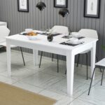 ΤΡΑΠΕΖΙ ΤΡΑΠΕΖΑΡΙΑΣ HM9507.06 ΜΕΛΑΜΙΝΗ ΛΕΥΚΗ ΜΕ ΑΠΟΘΗΚ.ΧΩΡΟ 145x88x75Yεκ. - Image 3