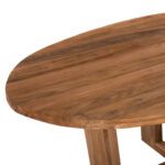 ΤΡΑΠΕΖΙ ΤΡΑΠΕΖΑΡΙΑΣ CARIB ΟΒΑΛ HM9558 ΑΠΟ ΞΥΛΟ RECYCLED ΤΕΑΚ 209x109x80Yεκ. - Image 4