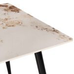 ΤΡΑΠΕΖΙ ΤΡΑΠΕΖΑΡΙΑΣ SINTERED STONE HM8589.03 BROWN-WHITE MARBLE 120x80x76Yεκ. - Image 4