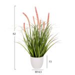 ΔΙΑΚΟΣΜΗΤΙΚΟ ΣΥΝΘΕΤΙΚΟ ΦΥΤΟ HM4029 BRISTLEGRASS ΣΕ ΓΛΑΣΤΡΑ Φ14,5x13-62Yεκ. - Image 2