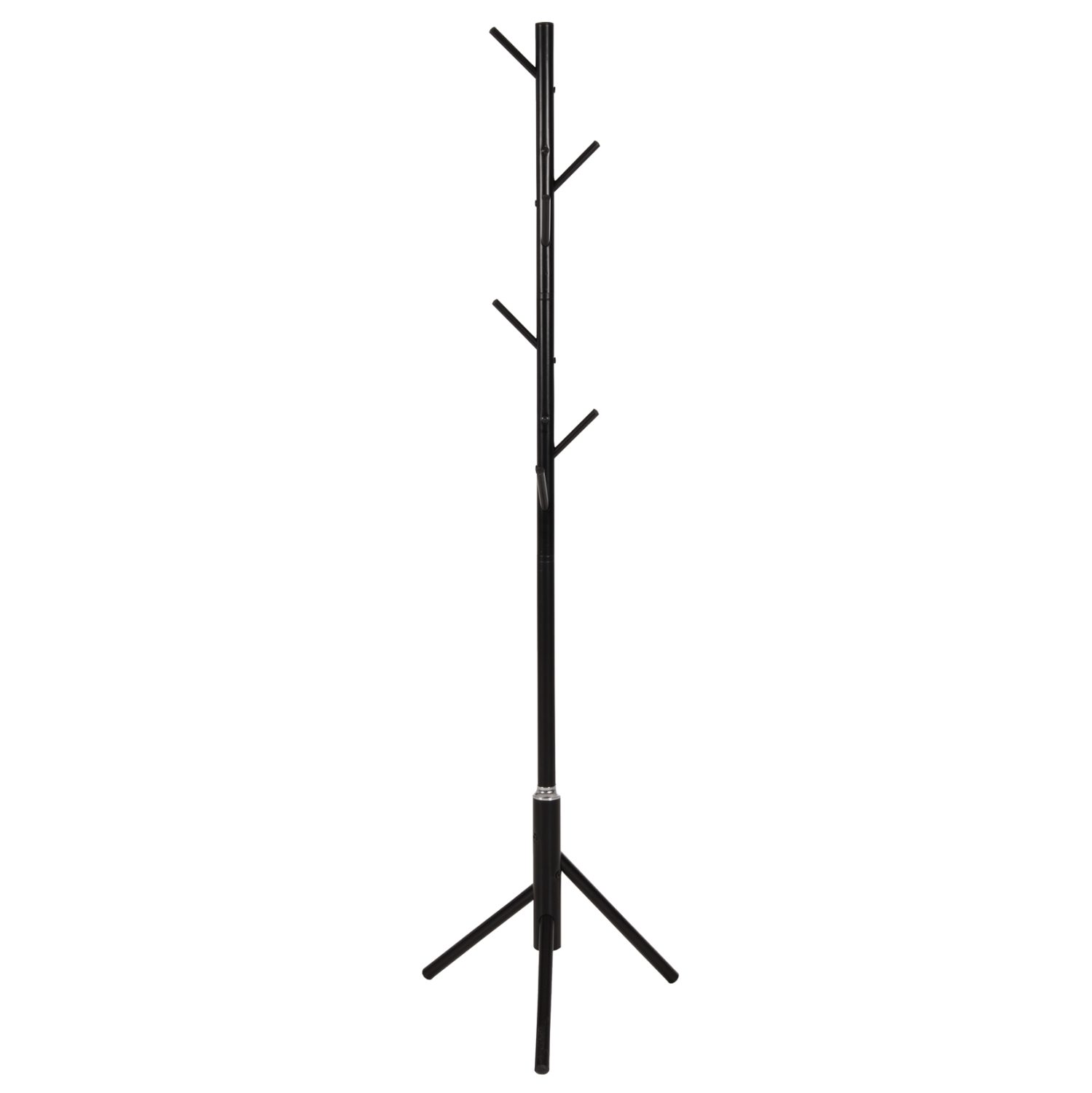 kalogeros-metallikos-fb9957401-se-mayro ΚΑΛΟΓΕΡΟΣ ΜΕΤΑΛΛΙΚΟΣ HM9574.01 ΣΕ ΜΑΥΡΟ ΧΡΩΜΑ-8 ΣΗΜΕΙΑ ΚΡΕΜΑΣΗΣ 48x48x173Υεκ. - Image 1