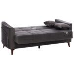 ΚΑΝΑΠΕΣ ΚΡΕΒΑΤΙ PORTMAN ΔΙΘΕΣΙΟΣ ΓΚΡΙ HM3248.01 140x80x87 εκ. - Image 3