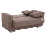 ΚΑΝΑΠΕΣ ΚΡΕΒΑΤΙ POLYA ΔΙΘΕΣΙΟΣ ΚΑΦΕ HM3241.02 150x84x88 εκ. - Image 3