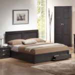 ΚΡΕΒΑΤΙ CAPRI HM665.01 ΜΕ 2 ΣΥΡΤΑΡΙΑ ΜΕΛΑΜΙΝΗ ZEBRANO ΓΙΑ ΣΤΡΩΜΑ 120x200 εκ. - Image 2