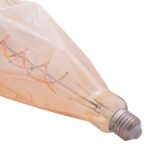 ΛΑΜΠΤΗΡΑΣ LED FILAMENT 8W E27 3000K GOLD COLOR DIMMABLE HM4058 - Image 3