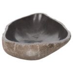 ΝΕΡΟΧΥΤΗΣ STONE SINK ΛΑΞΕΥΜΕΝΗ ΠΕΤΡΑ ΓΚΡΙ ΑΠΟΧΡΩΣΗ HM4193 55x44x16 εκ. - Image 4