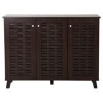 ΠΑΠΟΥΤΣΟΘΗΚΗ-ΝΤΟΥΛΑΠΙ PRODY HM9610.01 ΜΕΛΑΜΙΝΗ WENGE 3 ΠΟΡΤΕΣ 115x34x89Υεκ. - Image 3