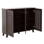 ΠΑΠΟΥΤΣΟΘΗΚΗ-ΝΤΟΥΛΑΠΙ PRODY HM9610.01 ΜΕΛΑΜΙΝΗ WENGE 3 ΠΟΡΤΕΣ 115x34x89Υεκ. - Image 4