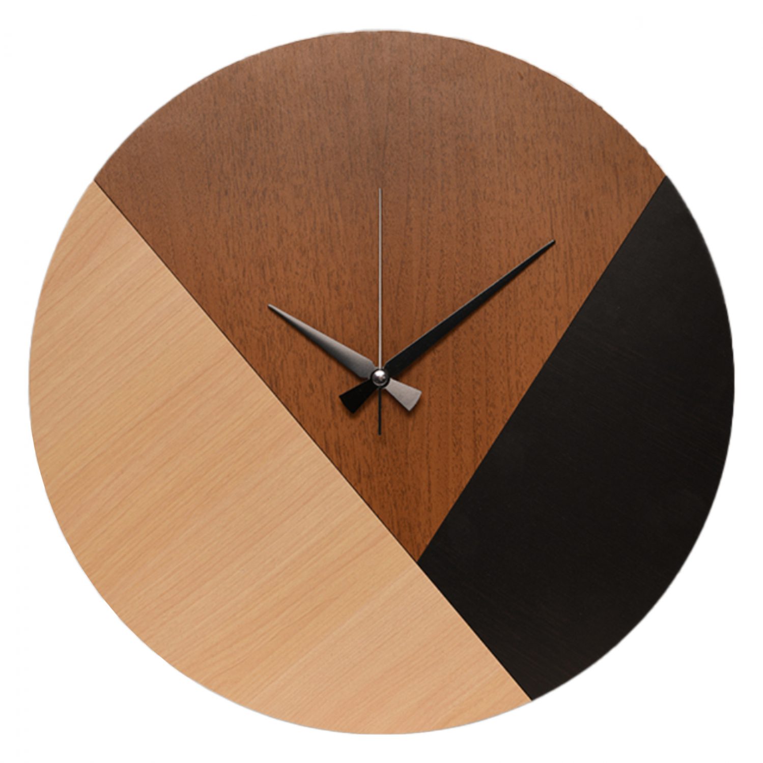 roloi-toichoy-metalliko-me-mdf-fb97455-f ΡΟΛΟΙ ΤΟΙΧΟΥ ΜΕΤΑΛΛΙΚΟ ΜΕ MDF HM7455 Φ41 εκ. - Image 1