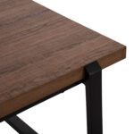 ΤΡΑΠΕΖΙ ΣΑΛΟΝΙΟΥ HM9585.04 MDF ΚΑΡΥΔΙ ΞΥΛΟ-ΜΑΥΡΗ ΜΕΤΑΛΛΙΚΗ ΒΑΣΗ 120x60X46Yεκ. - Image 4