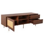 ΕΠΙΠΛΟ ΤΗΛΕΟΡΑΣΗΣ MEEN HM9736 MDF ΜΕ ΚΑΠΛΑΜΑ ΚΑΡΥΔΙΑΣ-ΧΡΥΣΑ ΠΟΔΙΑ 160x40x52Υεκ. - Image 3