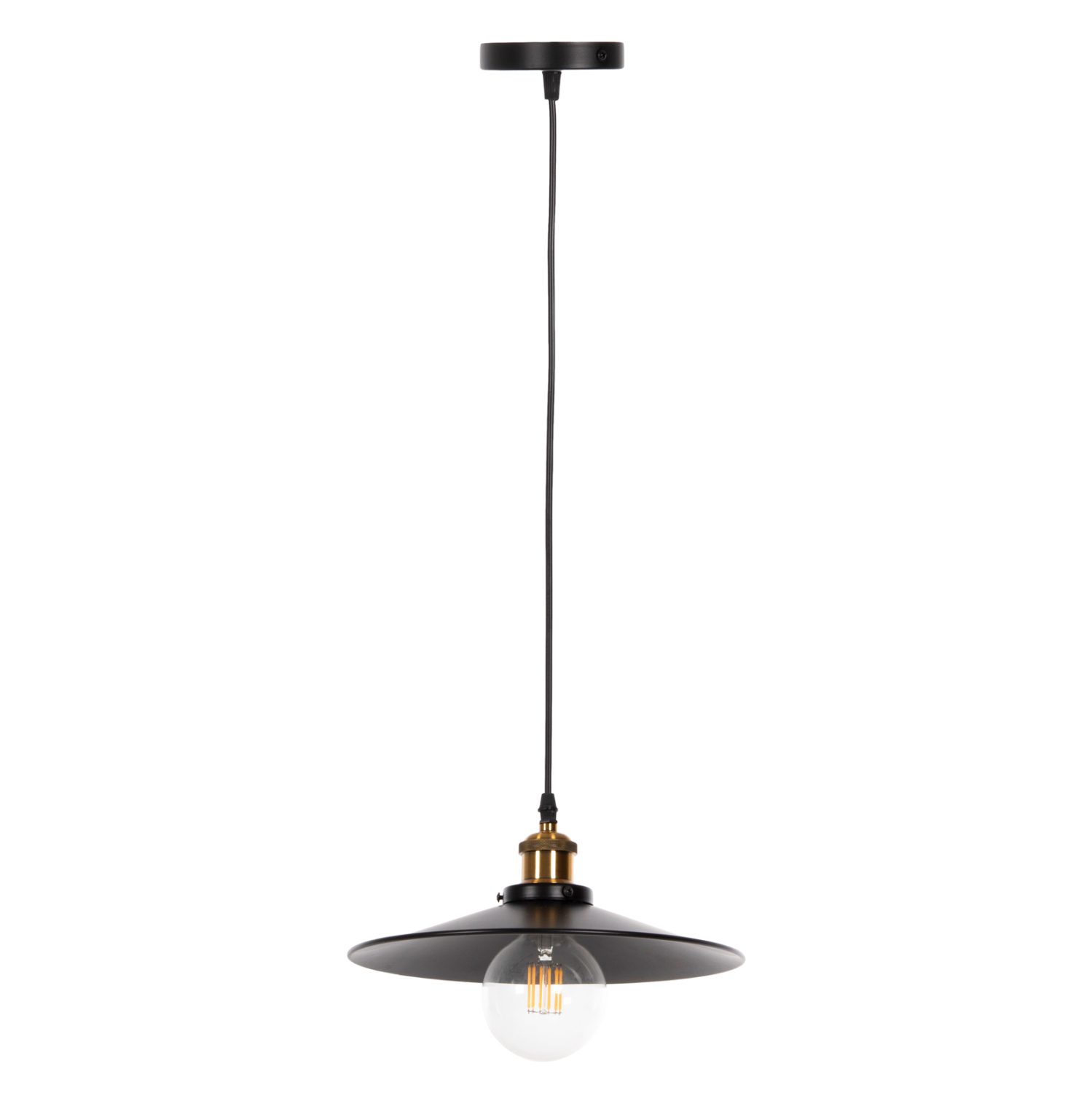 fotistiko-orofis-kremasto-fb94162-mayro ΦΩΤΙΣΤΙΚΟ ΟΡΟΦΗΣ ΚΡΕΜΑΣΤΟ HM4162 ΜΑΥΡΟ ΜΕΤΑΛΛΟ-ΧΡΥΣΗ ΛΕΠΤΟΜΕΡΕΙΑ Φ30x109Υεκ - Image 1