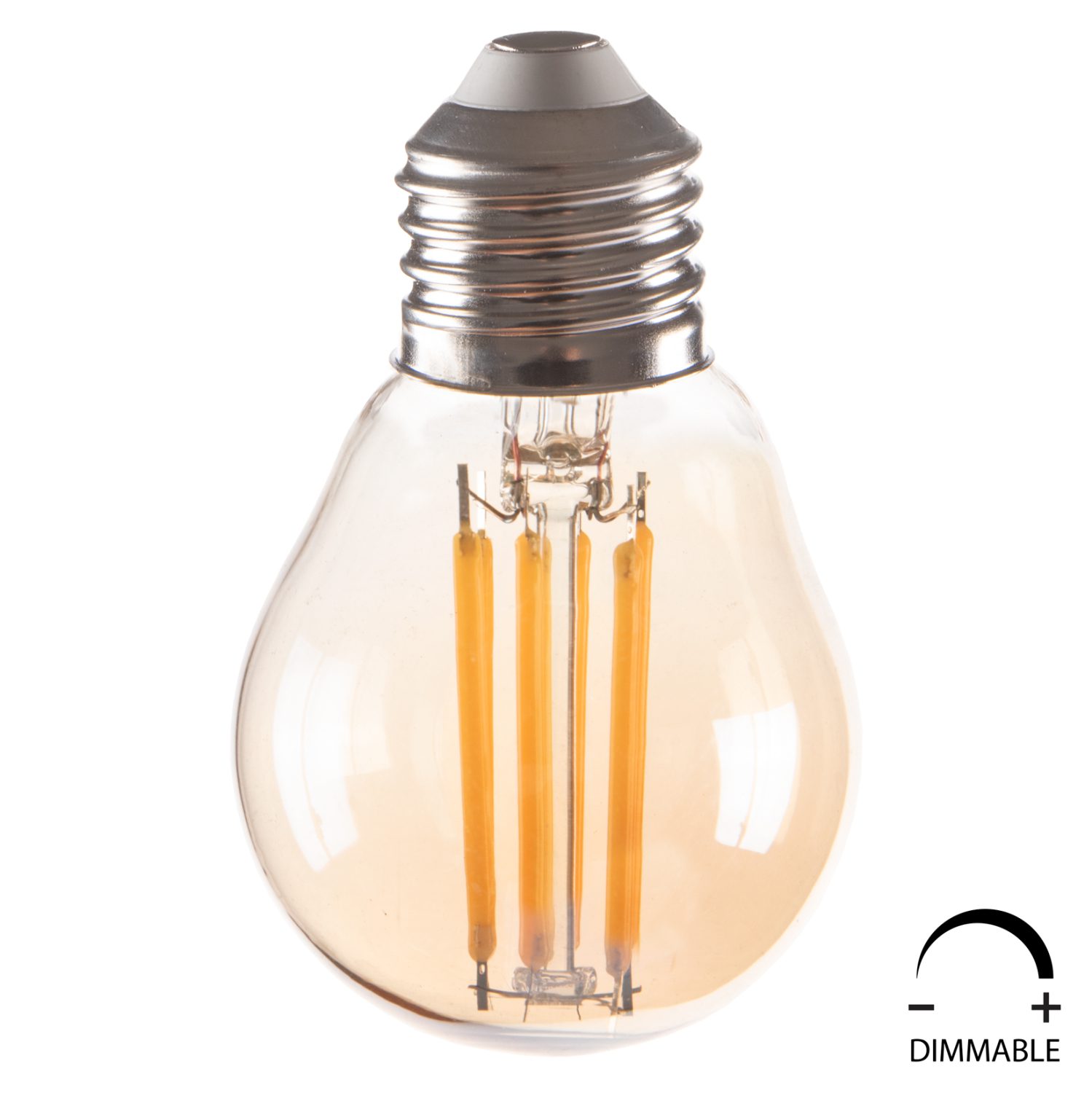 lamptiras-fb9404602-led-filament-6w-e27 ΛΑΜΠΤΗΡΑΣ HM4046.02 LED FILAMENT 6W E27 3000K GOLD DIMMABLE - Image 1