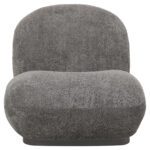 ΠΟΛΥΘΡΟΝΑ BEANY HM9591.01 ΓΚΡΙ ΜΠΟΥΚΛΕ ΥΦΑΣΜΑ 85x82x77Υ εκ. - Image 2