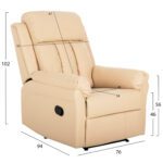 ΠΟΛΥΘΡΟΝΑ ΜΑΣΑΖ HAPPER HM9785.13 ΕΚΡΟΥ PU 76x94x102Υ εκ. - Image 2