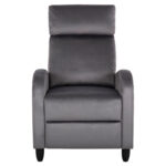 ΠΟΛΥΘΡΟΝΑ RELAX HIBER HM9782.01 ΓΚΡΙ ΒΕΛΟΥΔΟ 67,5x90x104Υ εκ. - Image 3
