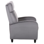 ΠΟΛΥΘΡΟΝΑ RELAX HIBER HM9782.01 ΓΚΡΙ ΒΕΛΟΥΔΟ 67,5x90x104Υ εκ. - Image 4