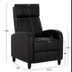 ΠΟΛΥΘΡΟΝΑ RELAX HIBER HM9782.11 ΜΑΥΡΟ PU 67,5x90x104Υ εκ. - Image 2
