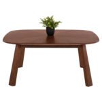 ΤΡΑΠΕΖΙ ΣΑΛΟΝΙΟΥ RINER HM9738 MDF ΜΕ ΚΑΠΛΑΜΑ ΚΑΡΥΔΙΑΣ 100x100x45Yεκ. - Image 3