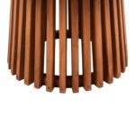 ΤΡΑΠΕΖΙ ΣΑΛΟΝΙΟΥ ΣΤΡΟΓΓΥΛΟ FRANTZ HM9523.11 ΜΑΣΙΦ MINDI ΞΥΛΟ-ΦΥΣΙΚΟ Φ100X45Υεκ. - Image 3