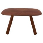 ΤΡΑΠΕΖΙ ΤΡΑΠΕΖΑΡΙΑΣ RINER HM9733 MDF ΜΕ ΚΑΠΛΑΜΑ ΚΑΡΥΔΙΑΣ 150x150x75Υ εκ. - Image 3
