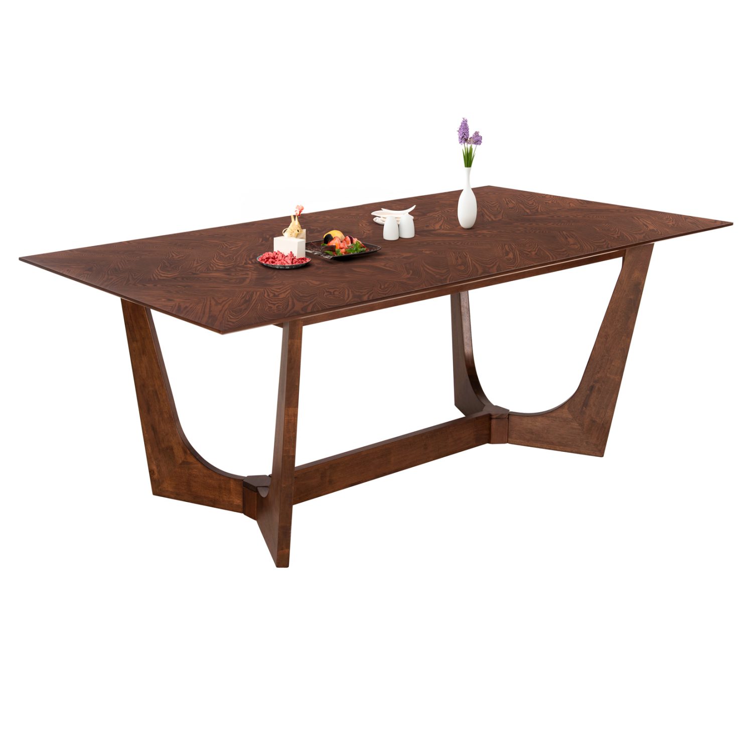 trapezi-trapezarias-fb99742-mdf-me-kapla ΤΡΑΠΕΖΙ ΤΡΑΠΕΖΑΡΙΑΣ RIMER HM9742 MDF ΜΕ ΚΑΠΛΑΜΑ ΦΡΑΞΙΝΟΥ-ΚΑΡΥΔΙ ΧΡΩΜΑ 220X100x75Yεκ. - Image 1