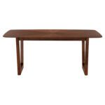 ΤΡΑΠΕΖΙ ΤΡΑΠΕΖΑΡΙΑΣ RINER ΟΡΘΟΓΩΝΙΟ HM9745 MDF ΜΕ ΚΑΠΛΑΜΑ ΚΑΡΥΔΙΑΣ 180x90x76εκ. - Image 3