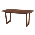 ΤΡΑΠΕΖΙ ΤΡΑΠΕΖΑΡΙΑΣ RINER ΟΡΘΟΓΩΝΙΟ HM9745 MDF ΜΕ ΚΑΠΛΑΜΑ ΚΑΡΥΔΙΑΣ 180x90x76εκ. - Image 4