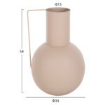 ΔΙΑΚΟΣΜΗΤΙΚΟ BAZO FLAGON HM4259.01 ΜΕΤΑΛΛΟ ΣΕ ΕΚΡΟΥ Φ34x54Υ εκ. - Image 2