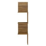 ΕΠΙΤΟΙΧΙΑ ΓΩΝΙΑΚΗ ΡΑΦΙΕΡΑ ILLUSION HM8935.11 ΜΕΛΑΜΙΝΗ ΣΕ ΦΥΣΙΚΟ 25x25x105,4Υεκ. - Image 4