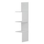 ΕΠΙΤΟΙΧΙΑ ΓΩΝΙΑΚΗ ΡΑΦΙΕΡΑ ILLUSION HM8935.12 ΜΕΛΑΜΙΝΗ ΣΕ ΛΕΥΚΟ 25x25x105,4Υεκ. - Image 4
