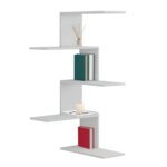 ΕΠΙΤΟΙΧΙΑ ΡΑΦΙΕΡΑ RORY HM8931.11 ΜΕΛΑΜΙΝΗ ΣΕ ΛΕΥΚΟ 22x51,5x109Υ εκ. - Image 3
