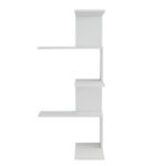 ΕΠΙΤΟΙΧΙΑ ΡΑΦΙΕΡΑ RORY HM8931.11 ΜΕΛΑΜΙΝΗ ΣΕ ΛΕΥΚΟ 22x51,5x109Υ εκ. - Image 4