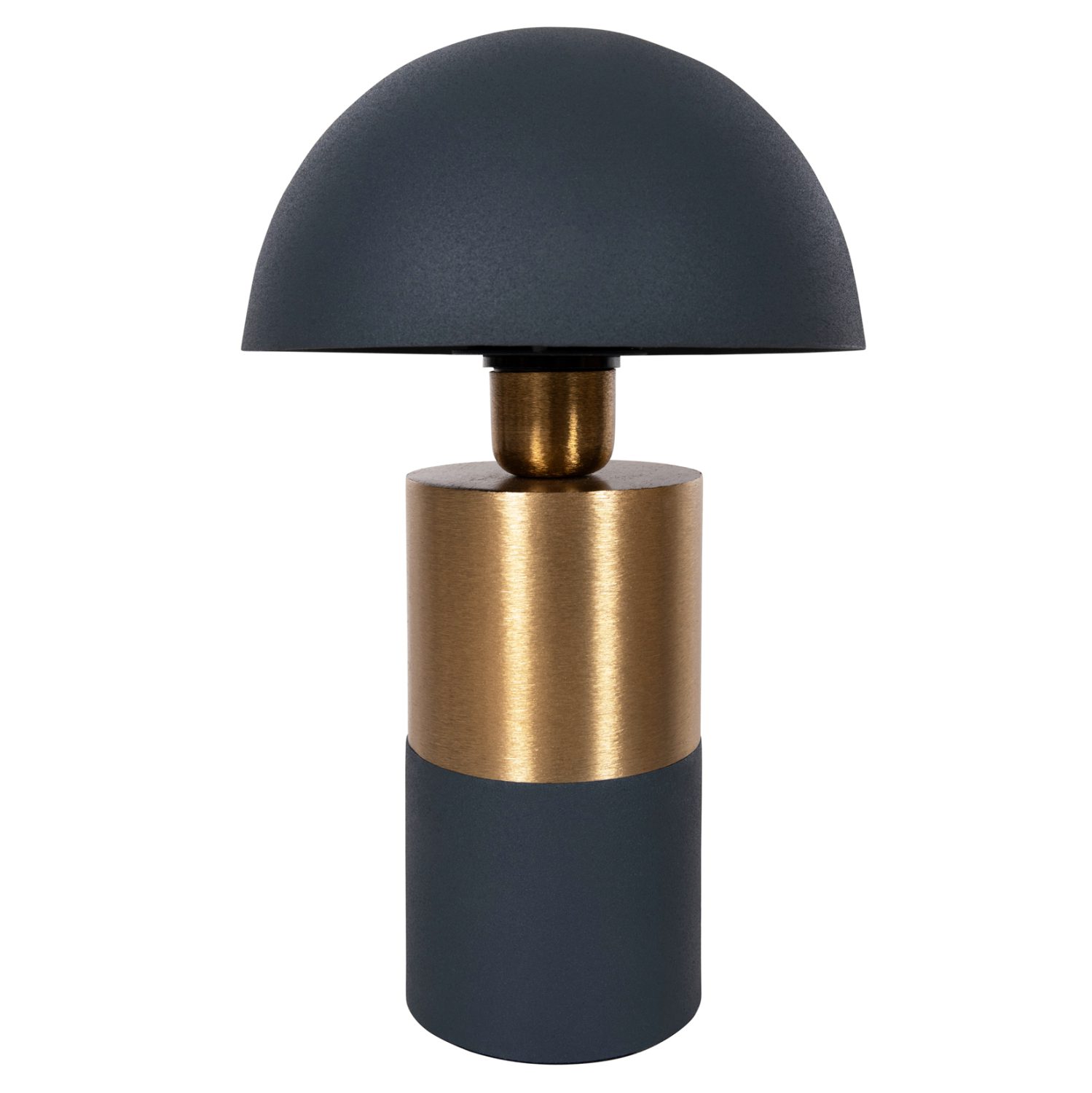 epitrapezio-fotistiko-fb9424505-metallo ΕΠΙΤΡΑΠΕΖΙΟ ΦΩΤΙΣΤΙΚΟ PUNE HM4245.05 ΜΕΤΑΛΛΟ ΣΕ ΜΠΛΕ ΑΝΘΡΑΚΙ-ΧΡΥΣΟ Φ20,5x32,5Υεκ. - Image 1