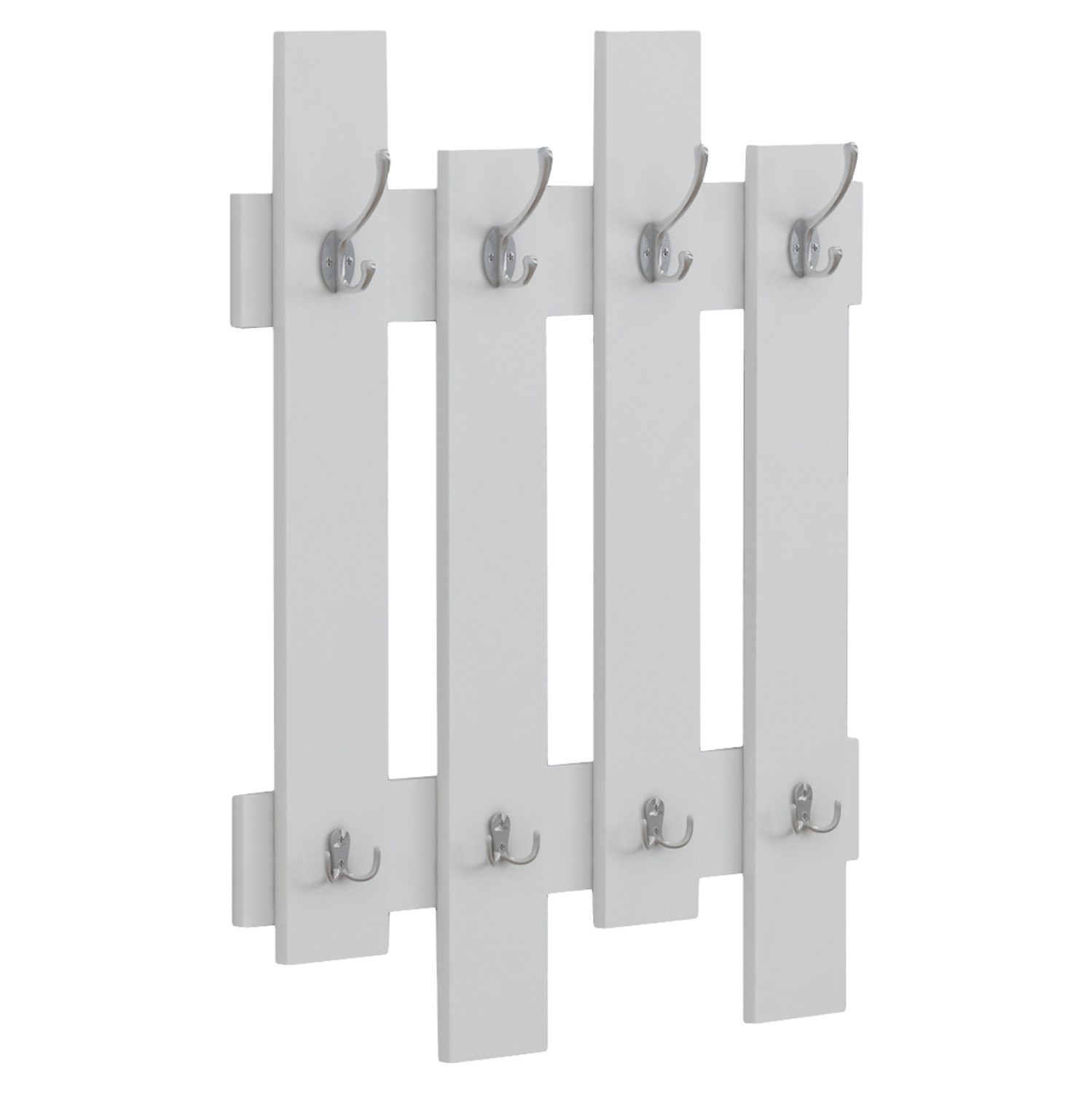 kremastra-eisodoy-fb9894011-melamini-se ΚΡΕΜΑΣΤΡΑ ΕΙΣΟΔΟΥ WESSON HM8940.11 ΜΕΛΑΜΙΝΗ ΣΕ ΛΕΥΚΟ 64x4x79Υεκ. - Image 1