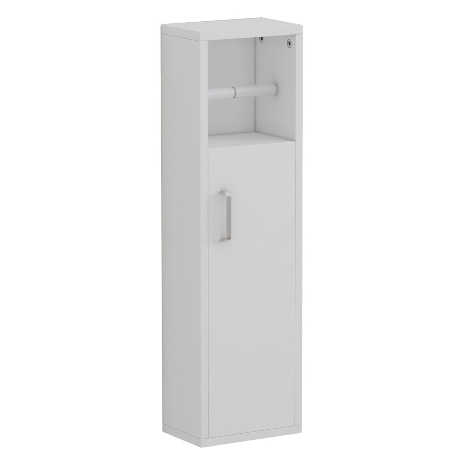 ntoylapi-mpanioy-fb9902512-melamini-leyk ΝΤΟΥΛΑΠΙ ΜΠΑΝΙΟΥ DAMIEN HM9025.12 ΜΕΛΑΜΙΝΗ ΛΕΥΚΗ 20x13x70Yεκ. - Image 1