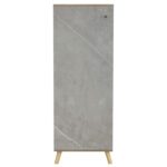 ΠΑΠΟΥΤΣΟΘΗΚΗ-ΝΤΟΥΛΑΠΙ ALVARO HM8954.11 ΜΕΛΑΜΙΝΗ SONAMA-STONE TEXTURE 50Χ38Χ135Yεκ. - Image 4