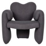 ΠΟΛΥΘΡΟΝΑ HARTT HM9777.01 ΓΚΡΙ TEDDY ΥΦΑΣΜΑ 84x74x87Yεκ. - Image 3