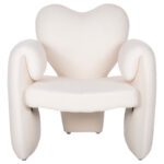 ΠΟΛΥΘΡΟΝΑ HARTT HM9777.05 ΛΕΥΚΟ TEDDY ΥΦΑΣΜΑ 84x74x87Yεκ. - Image 3