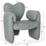 ΠΟΛΥΘΡΟΝΑ HARTT HM9777.07 ΦΥΣΤΙΚΙ TEDDY ΥΦΑΣΜΑ 84x74x87Yεκ. - Image 2