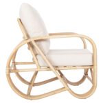ΠΟΛΥΘΡΟΝΑ BARONESS HM9813 ΦΥΣΙΚΟ RATTAN ΚΑΙ ΛΕΥΚΑ ΜΑΞΙΛΑΡΙΑ 81x90x92Yεκ. - Image 4