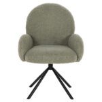ΠΟΛΥΘΡΟΝΑ ΠΕΡΙΣΤΡΕΦ. WINON HM9778.08 OLIVE GREEN ΜΠΟΥΚΛΕ-ΜΑΥΡΟ ΜΕΤΑΛΛΟ 65x67x92Υ εκ. - Image 3