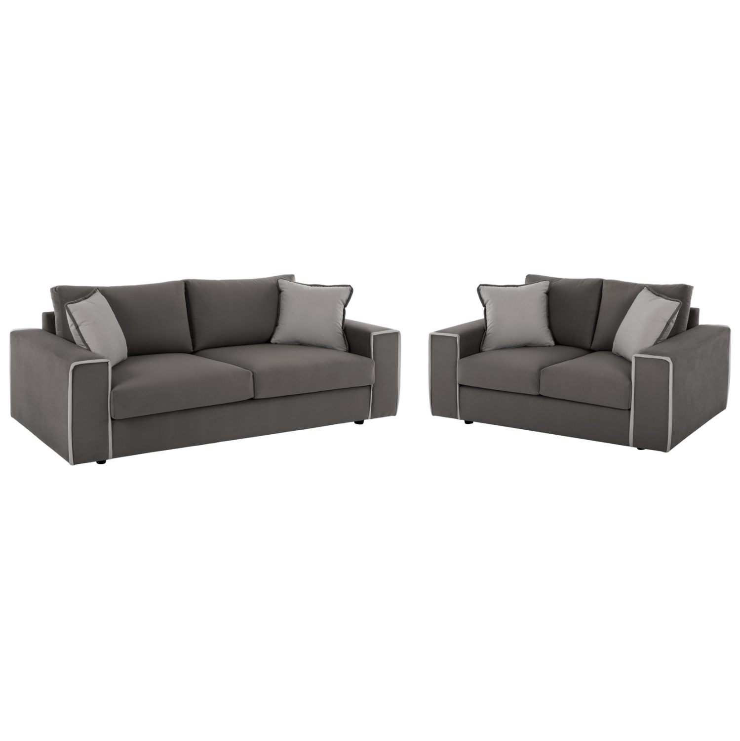 set-saloni-2-tmch-yfasma-alekiasto-gkri ΣΕΤ ΣΑΛΟΝΙ 2 ΤΜΧ HOME ΥΦΑΣΜΑ ΑΛΕΚΙΑΣΤΟ ΓΚΡΙ HM3235.01 - Image 1