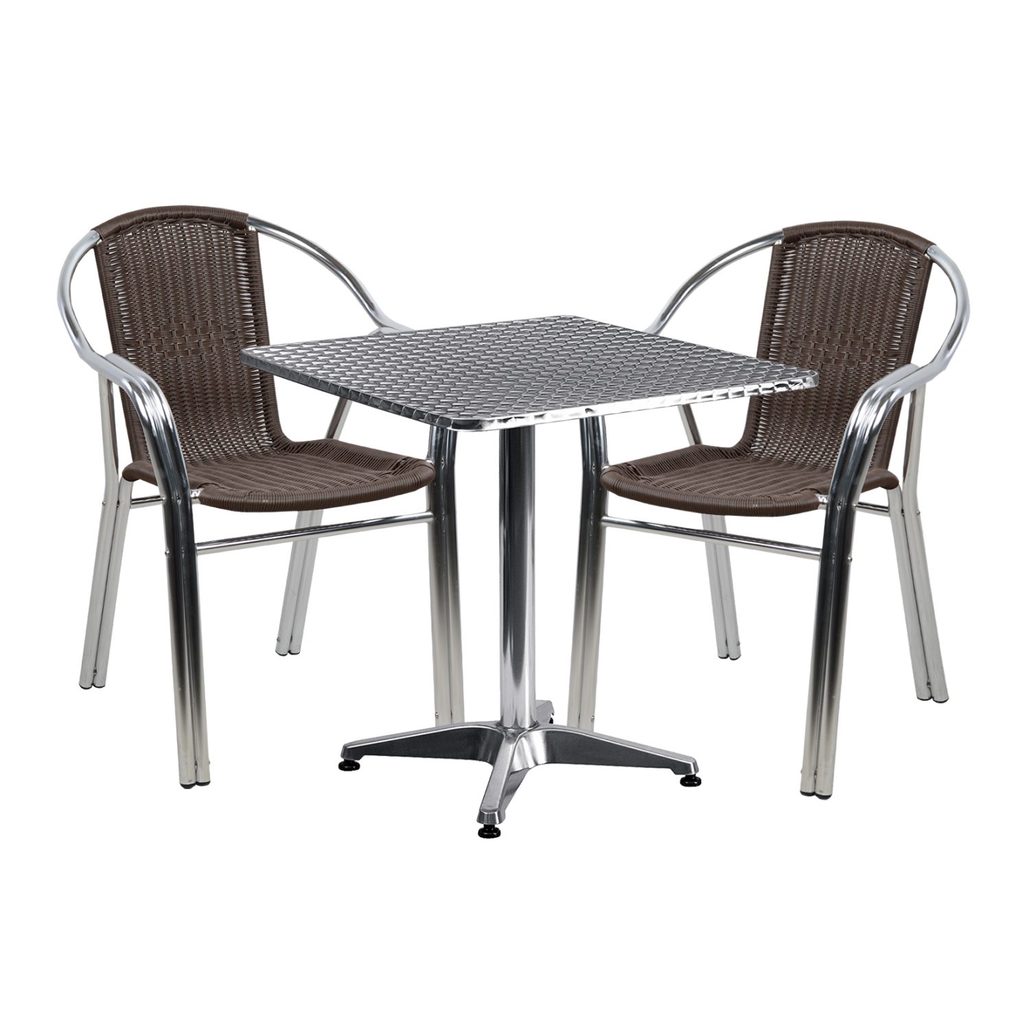 set-trapezarias-3tmch-me-trapezi-kai-kar ΣΕΤ ΤΡΑΠΕΖΑΡΙΑΣ ΑΛΟΥΜΙΝΙΟΥ 3ΤΜΧ ΜΕ ΤΡΑΠΕΖΙ 70Χ70 ΚΑΙ 2ΚΑΡΕΚΛΕΣ HM5198 - Image 1