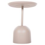 ΤΡΑΠΕΖΙ ΒΟΗΘΗΤΙΚΟ ΣΤΡΟΓΓΥΛΟ DELBEL HM4265.10 ΜΕΤΑΛΛΟ ΣΕ ΕΚΡΟΥ Φ45,5x58,5 εκ. - Image 4