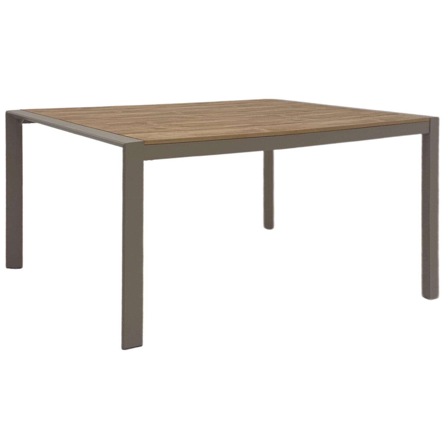 trapezi-exotchoroy-fb9605904-aloyminio-s ΤΡΑΠΕΖΙ ΕΞΩΤ.ΧΩΡΟΥ GOYA HM6059.04 ΑΛΟΥΜΙΝΙΟ ΣΑΜΠΑΝΙ & POLYWOOD 160X80Χ75Υεκ. - Image 1