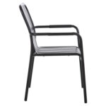 ΠΟΛΥΘΡΟΝΑ ΑΛΟΥΜΙΝΙΟΥ RACHEL HM6088.01 ΜΑΥΡΗ 63x58x85Υεκ. - Image 4